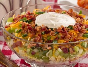 Seven Layer Potato Salad