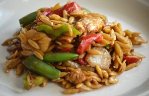 Asian Chicken and Orzo Salad